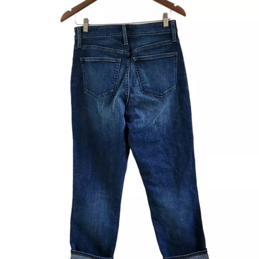 AG Adriano Goldschmied The Stevie Cuff Slim Straight Cuffed Jeans Size 28 Womens - Picture 4 of 6